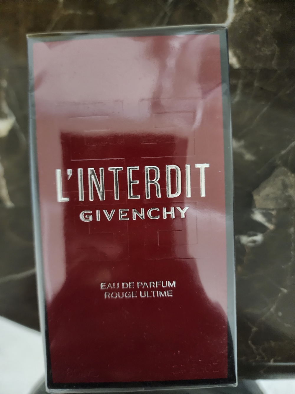 GIVENCHY L'INTERDIT Rouge Ultime - Deep Red and Silver Box